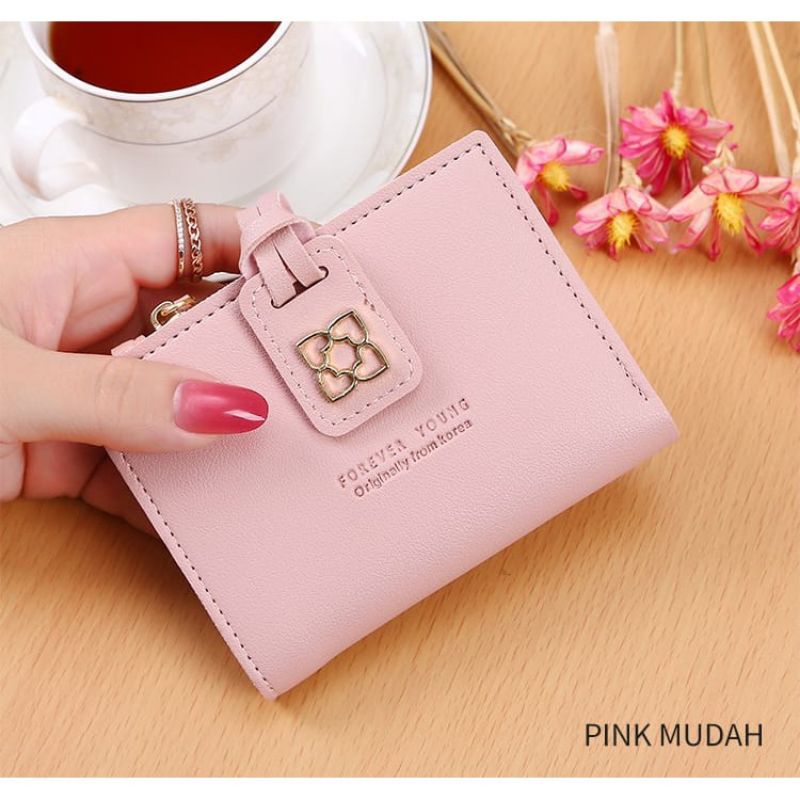 Medan Termurah KD18 Dompet wanita import Dompet zipper women beautiful