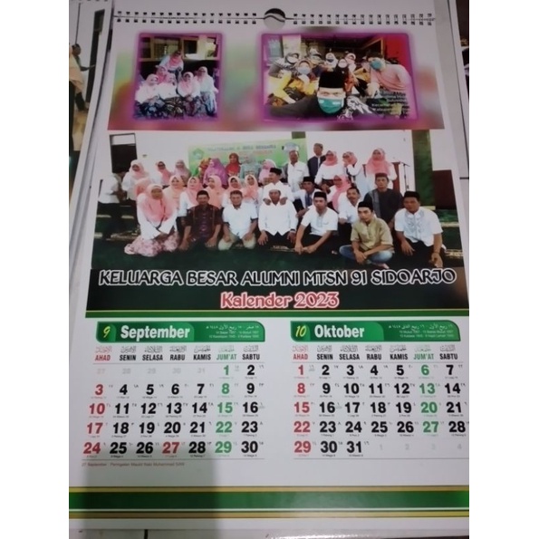 

Kalender Custom isi 6 lembar