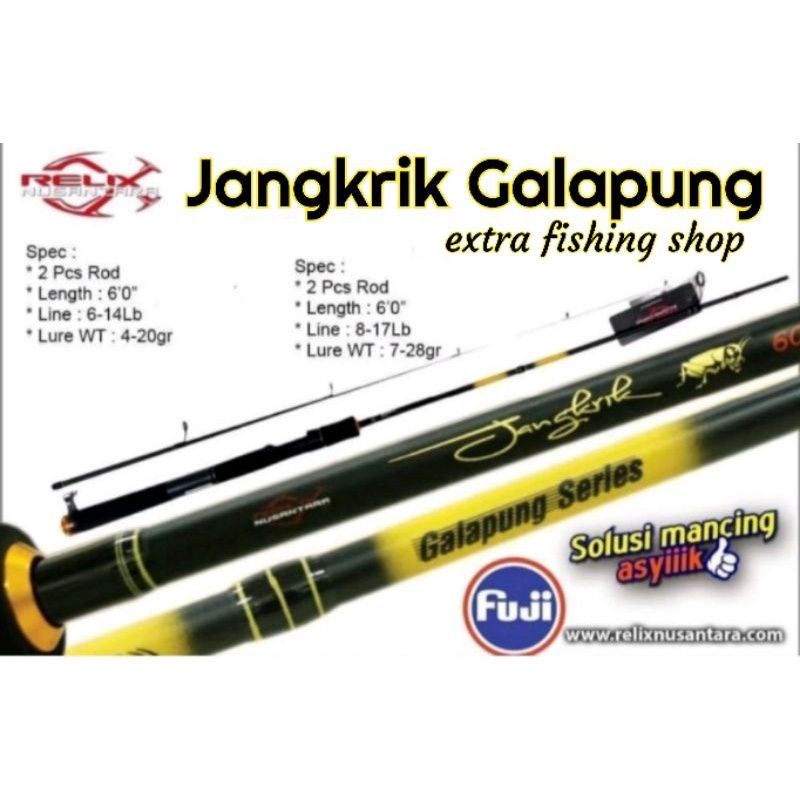 JORAN RELIX NUSANTARA JANGKRIK GALAPUNG SERIES 602 / 180 CM 10-20Lb