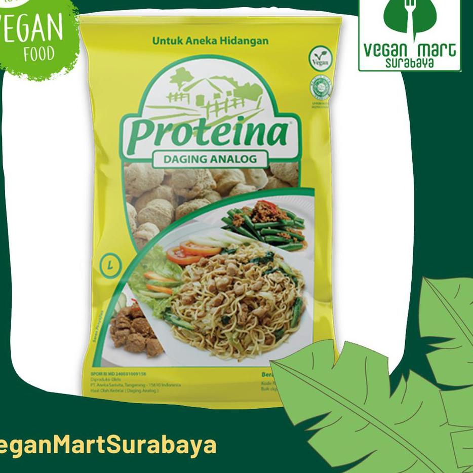 

☽ Proteina L 250 gram - / Protein Nabati / Daging Nabati / Vegan Meat / Plant Based Meat ㅳ