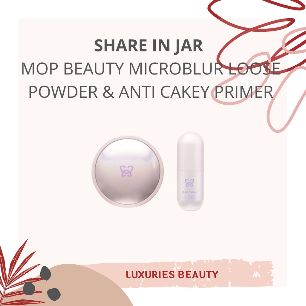 [SHARE IN JAR] MOP MOTHER OF PEARL BEAUTY BY TASYA FARASYA LOOSE POWDER AND PRIMER