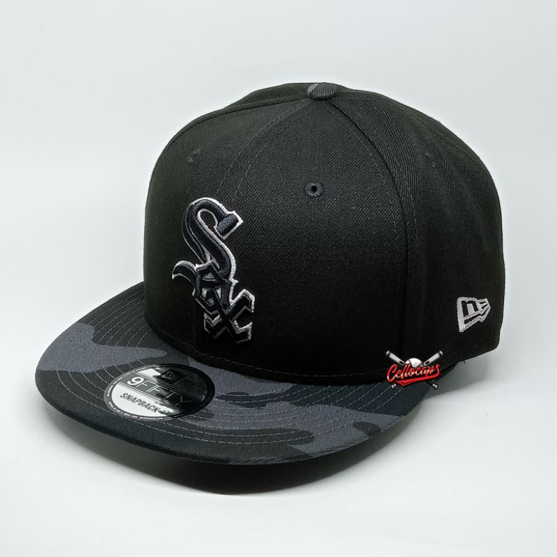 Topi Original NEW ERA 9FIFTY Chicago White Sox Black Camo Vize