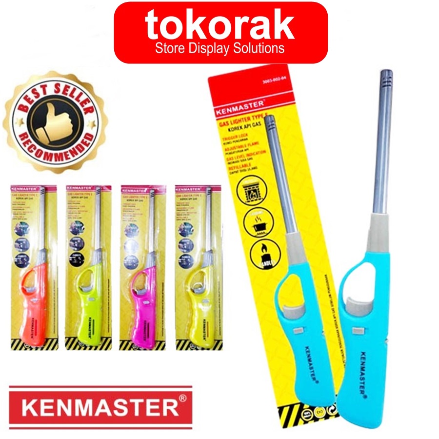 GAS LIGHTER KENMASTER - PEMANTIK GAS - KOREK API KOMPOR