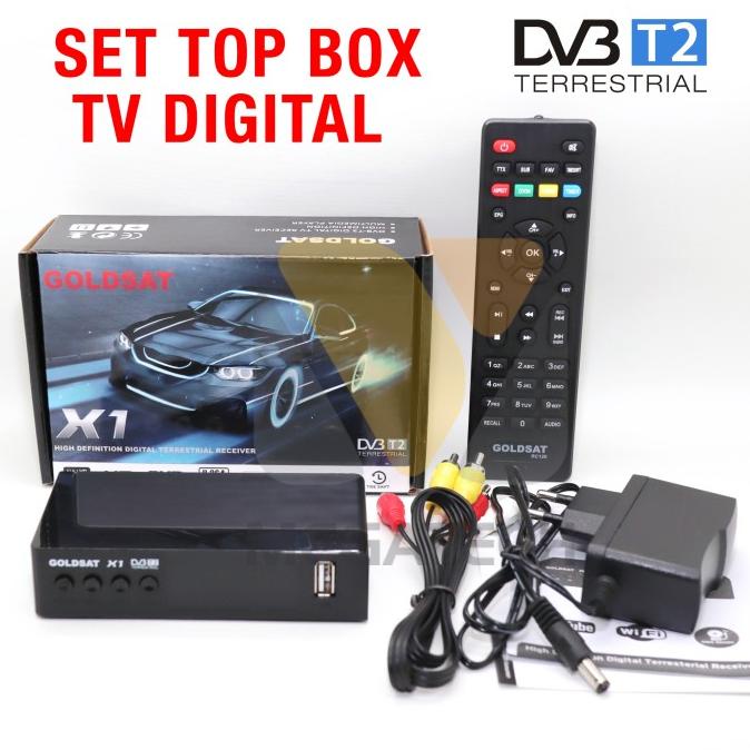 Set Top Box Goldsat X1 Dvb T2 / Receiver Tv Digital Terrestrial