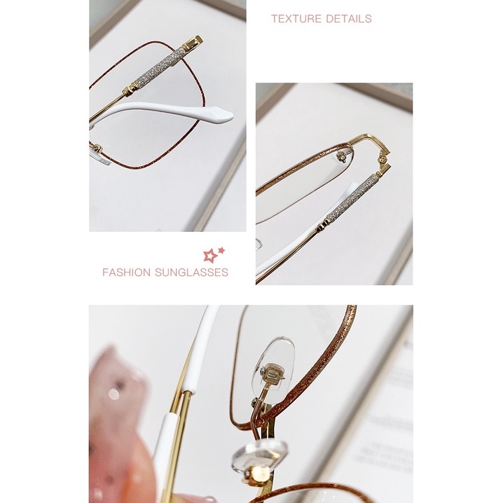 Kacamata Hitam Tanpa Bingkai Untuk Pria Dan Wanita