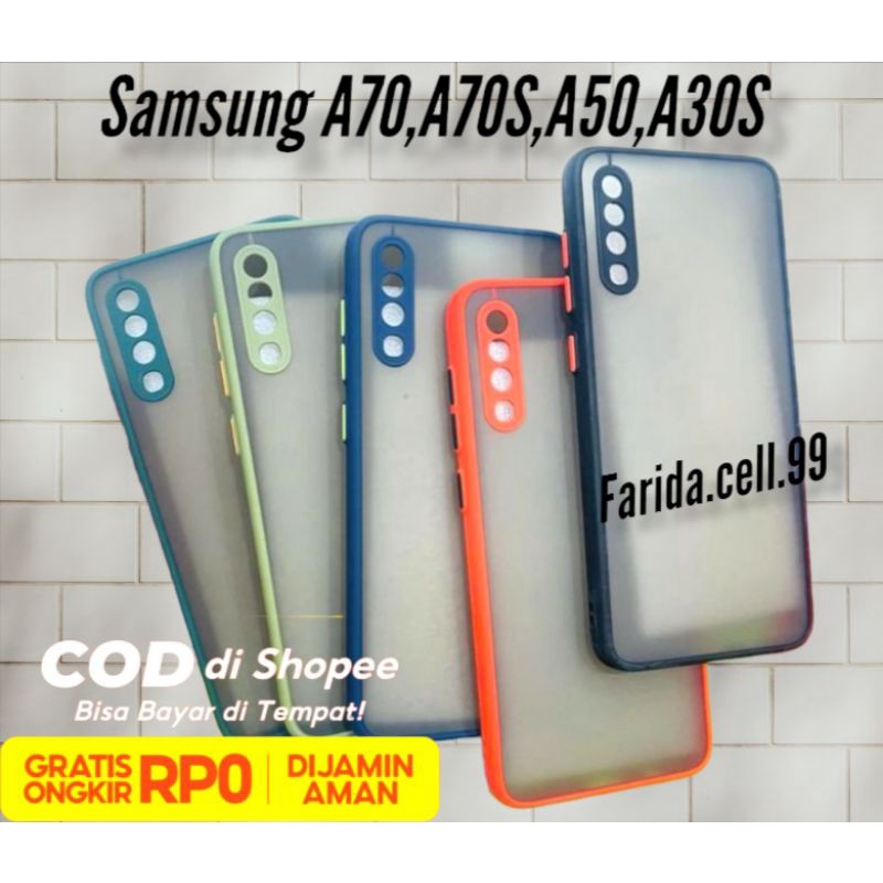 Case Hp samsung A70/A50/A30s My choice Original + Ring Kamera / Pelindung Kamera