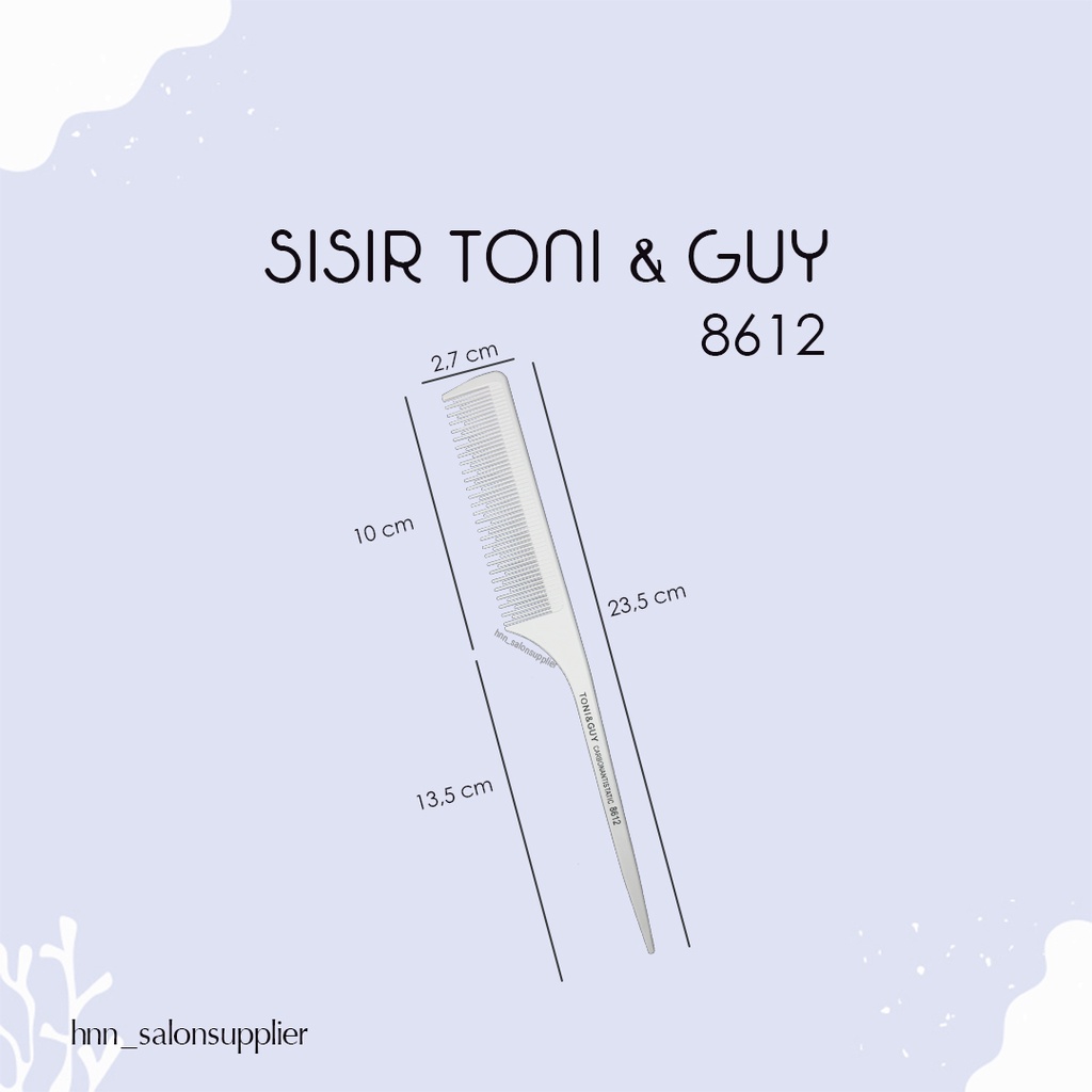 Alat Sisir Potong Rambut Professional Barbershop Salon Toni and Guy 8612