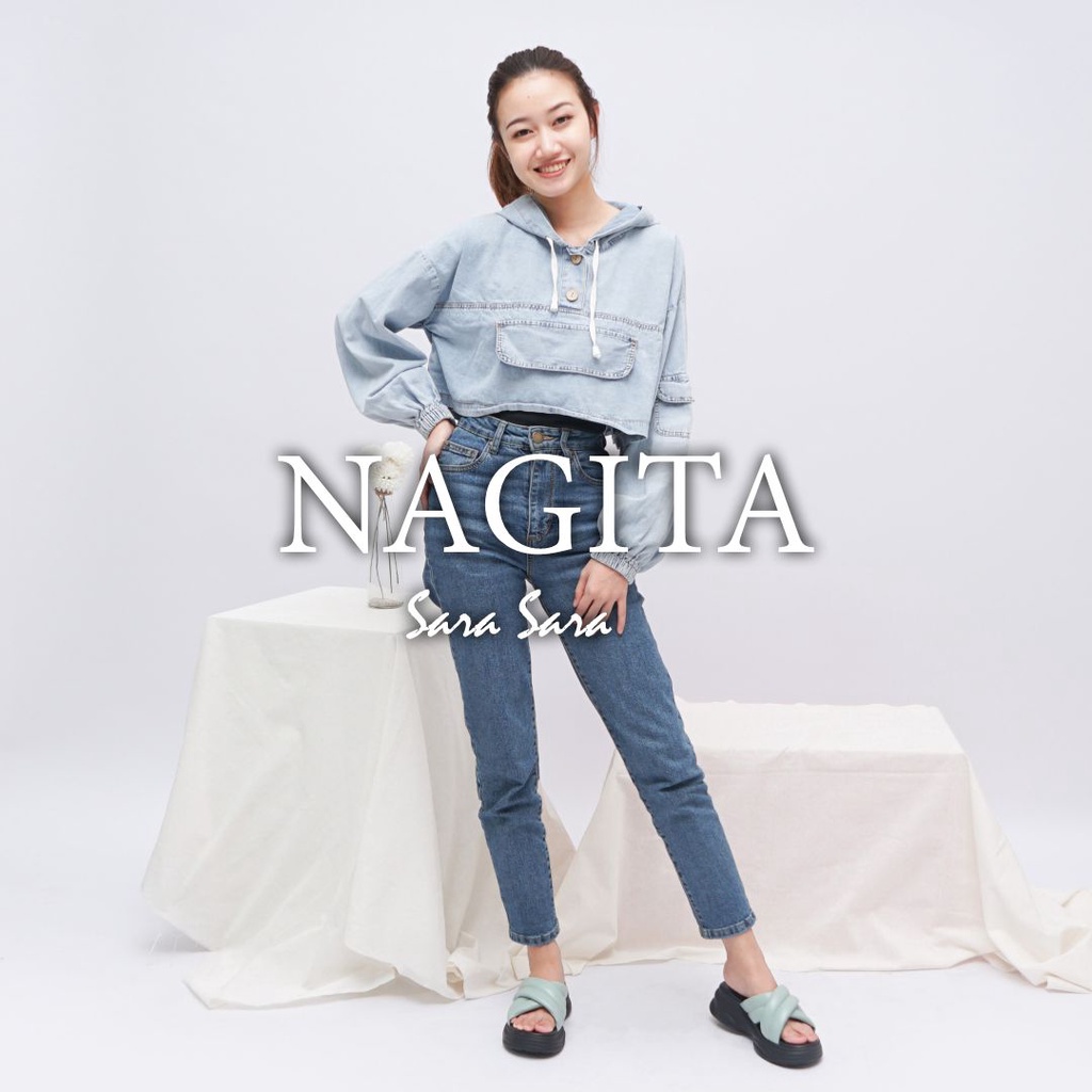 Sara Sara NAGITA Sandal Platform Wanita sandal selop cewek sandal wedges wanita sandal empuk terbaru