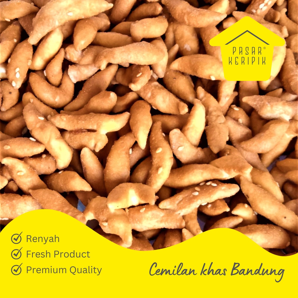 

Pasar Keripik Telur Gabus Manis Wijen Kiloan