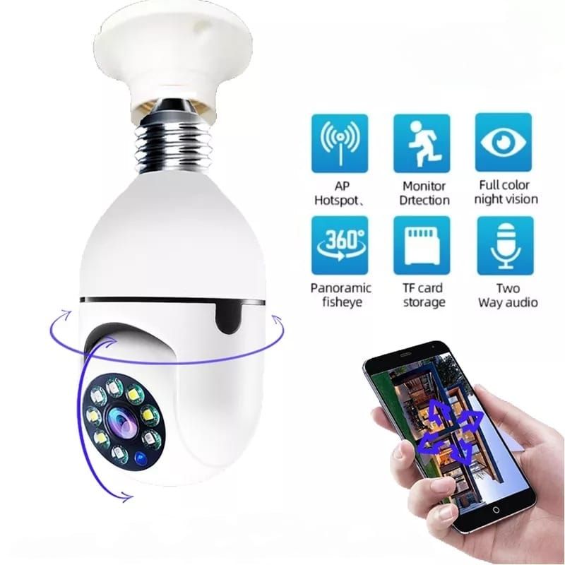 IP CAMERA CCTV 8MP APP V380 PTZ LAMPU CAMERA CCTV SPEED DOME MINI VIA WIFI 8MP