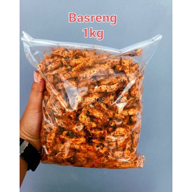 BASRENG KEMASAN 1 KG PEDAS DAUN JERUK