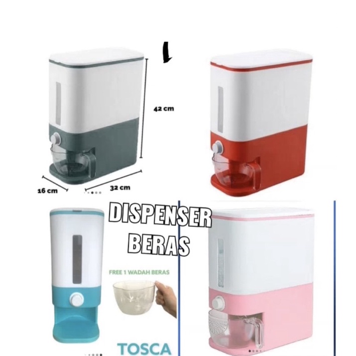 Dispenser Beras 12 kg