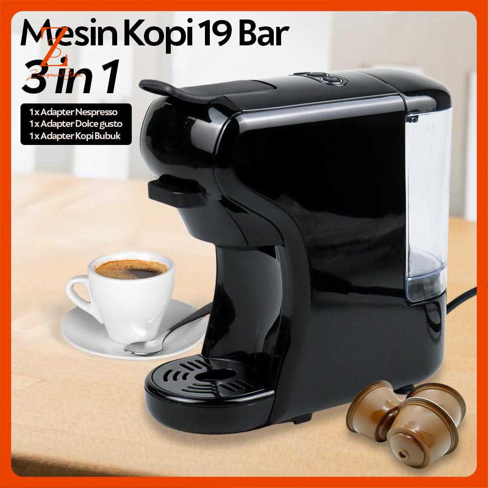 Mesin Kopi Kapsul 3in1 for Nespresso Dolce Gusto HiBREW ST-504