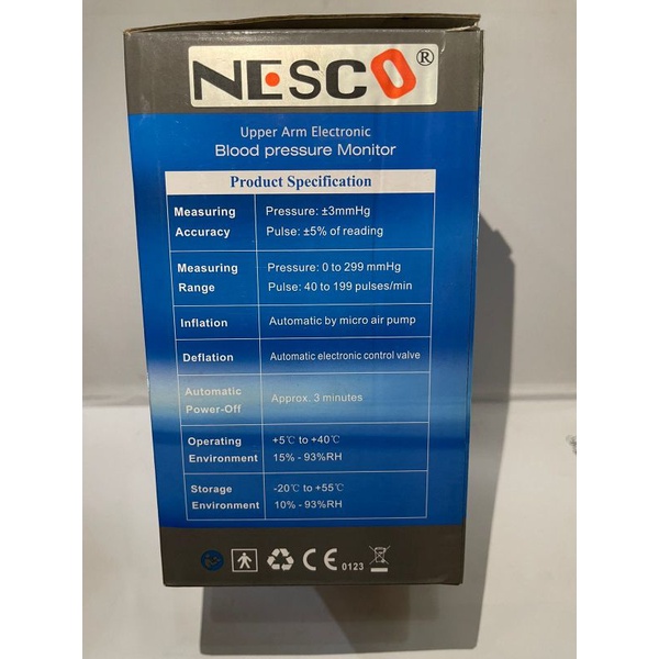 Tensi Meter Digital Nesco U80H - Alat Ukur Tekanan Darah dan Detak Jantung