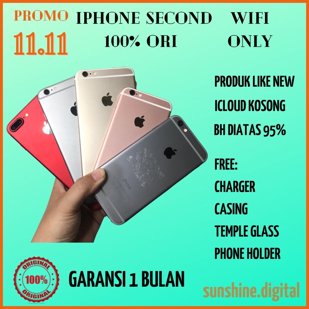 Hp IP SECOND MURAH All operator terawat Ip 6, 6s, 6p batangan