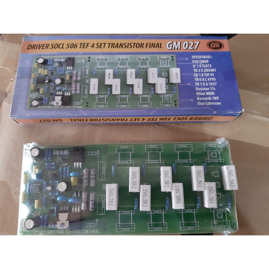 Driver SOCL 506 TEF Set Transistor Final GM 027 4 SET TR FINAL