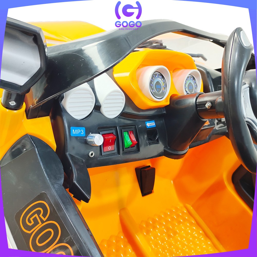 GOGO-M244 Mainan Mobil Aki Sport Super Car Mainan Mobil Mobilan Aki Anak Porsche Musik Lampu Ride On Remote Control