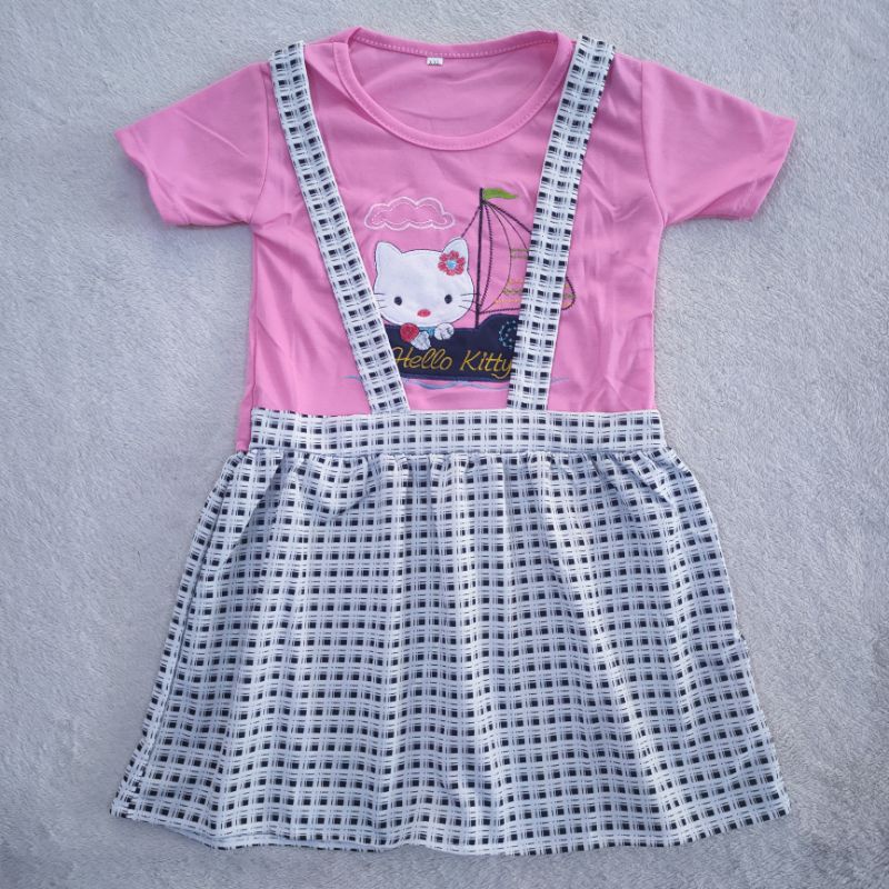 Dress anak cewek 3 4 tahun baju harian anak perempuan wanita cewek ( dress JKT 01 )6