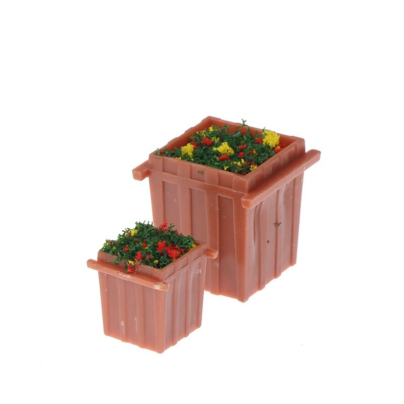 Miniatures - Rectangular Flower Beds