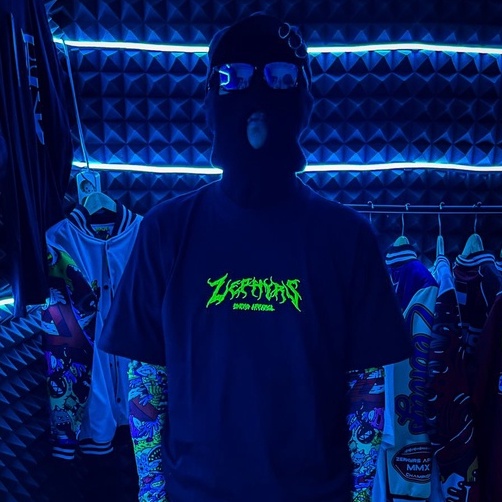 KAOS Oversize BORDIR Zephyrs Glow In The Drak