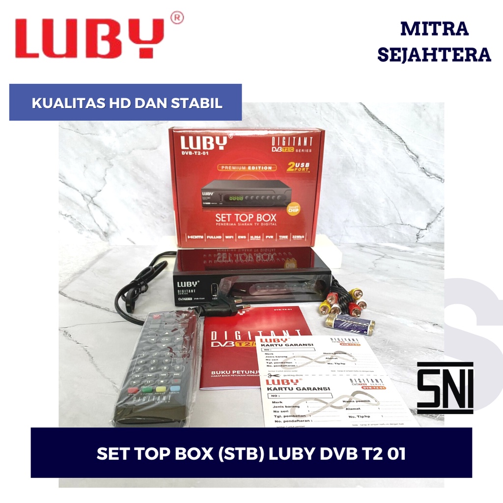 SET TOP BOX (stb) LUBY DVB T2-01