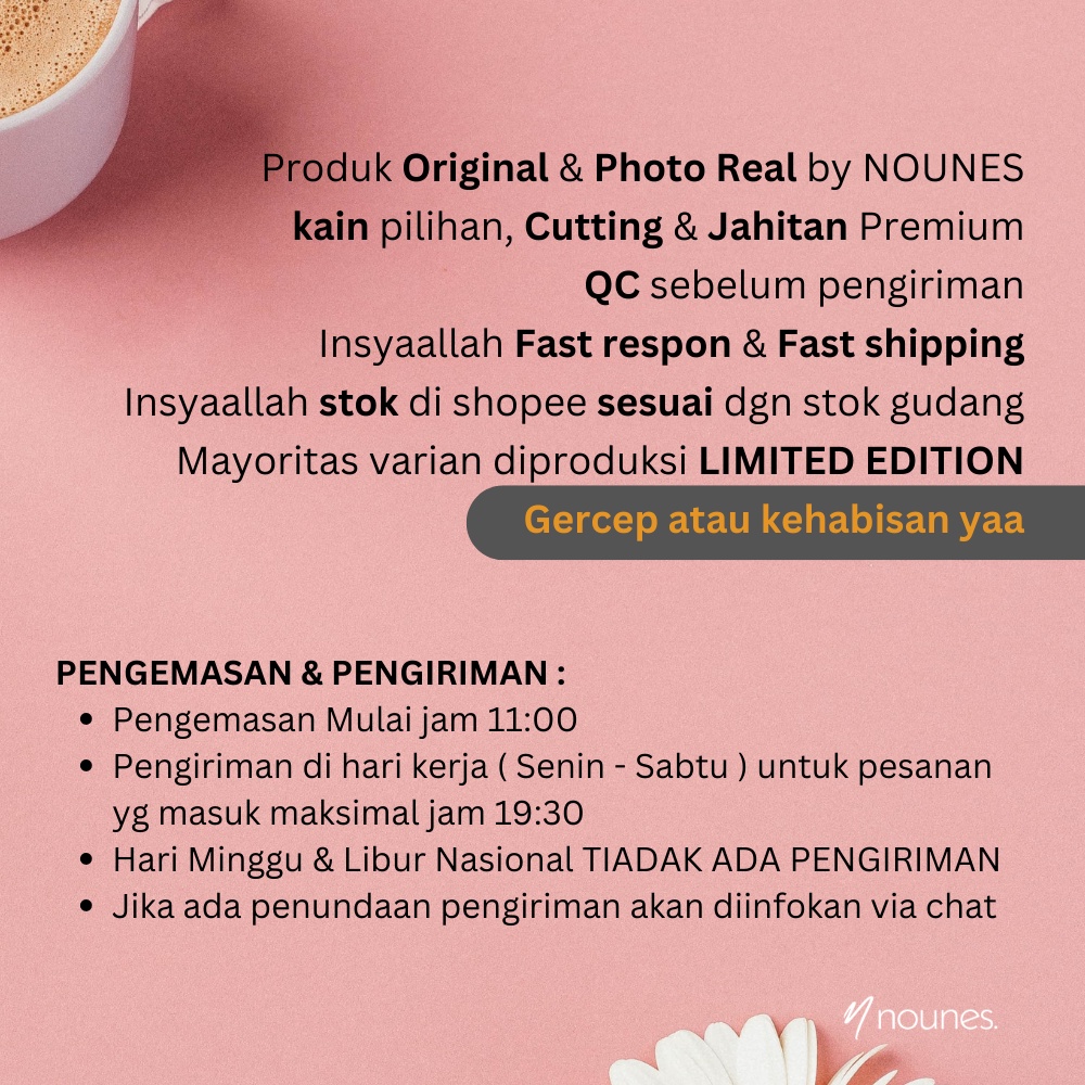 Nounes Kayla Plain Blouse LD 110