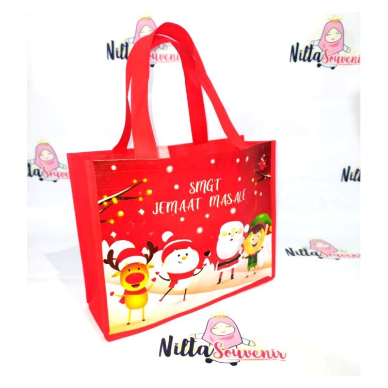 

Tas Souvenir Hari Natal Goodiebag Marry Christmas Terbaru