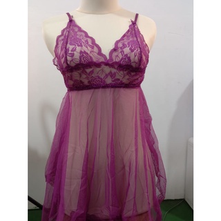 •ILUVBRA•BT002 Pakaian Lingerie Wanita Sexy V-Neck Model Renda Serat Mesh-3