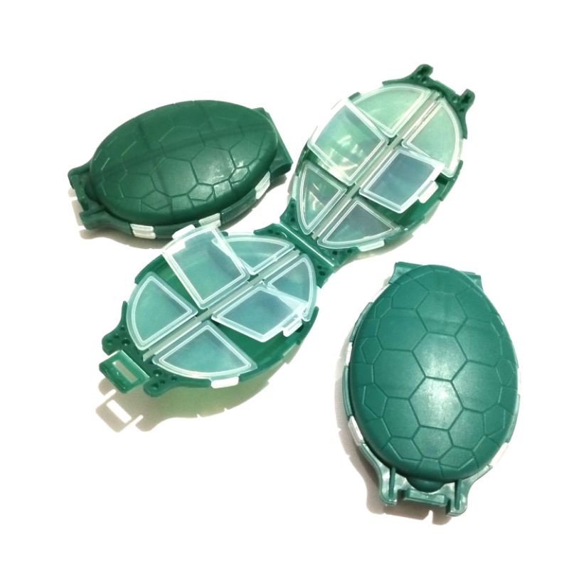 Tempat Kail / Mata Pancing design Kura-Kura Kualitas Seperti Hammer Head. Tebal, Box Kail / Kotak Ka