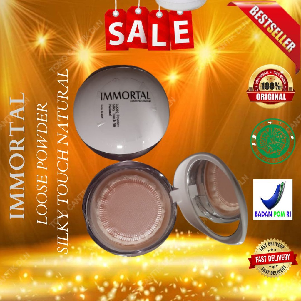 immortal loose powder silky touch 50 - bedak tabur silky touch immortal