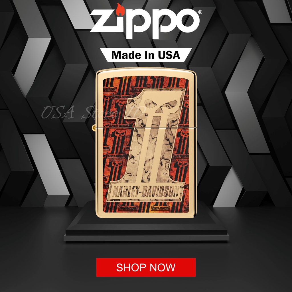 Korek Zippo Garansi Resmi Harley-Davidson® 48361 Original made In USA