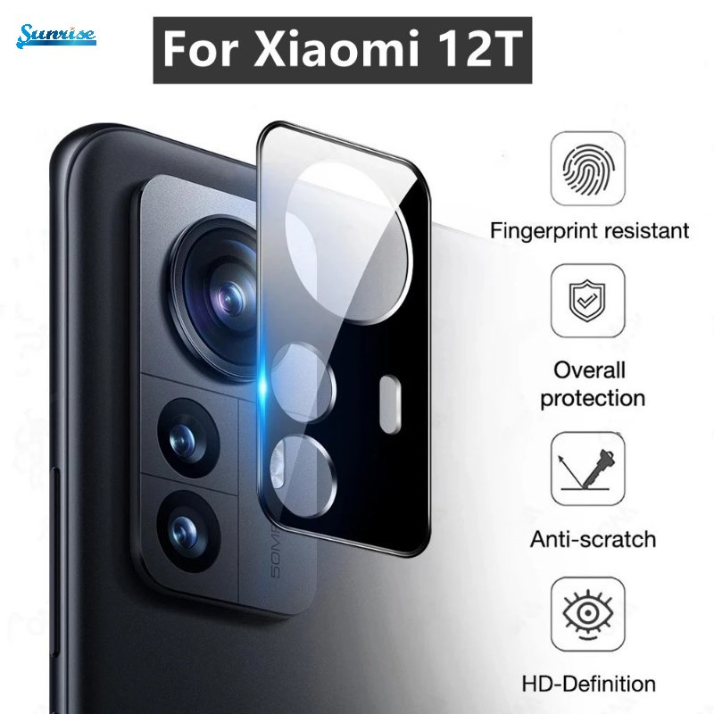 Tempered Glass Pelindung Lensa Kamera Belakang Anti Gores Bebas Gelembung Untuk Xiaomi 12T