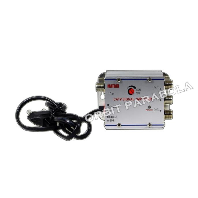 BOOSTER MATRIX 203 (CATV Signal Amplifier MODEL : A-203 )