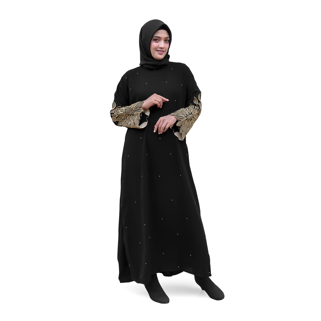 Salaf Boutique Of Abaya-Abaya Gamis Hitam Turkey Bahan Jetblack