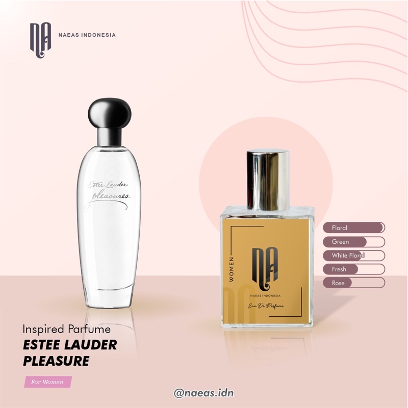 Best Seller Naeas Parfume Estee Lauder Pleasure Parfum / Minyak Wangi Berkarakter Tahan Lama Terbaik