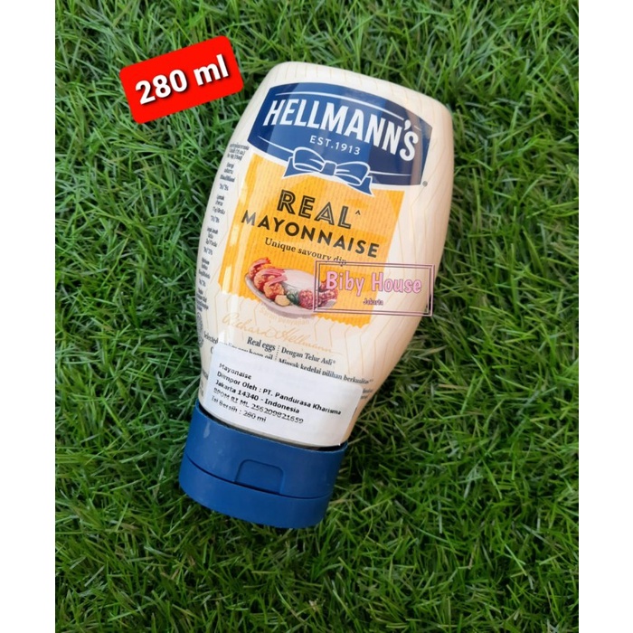 

READY MAYONNAISE HELLMANN'S/REAL MAYONAISE ENAK/HELLMANNS REAL MAYO TERMURAH - 280 ml