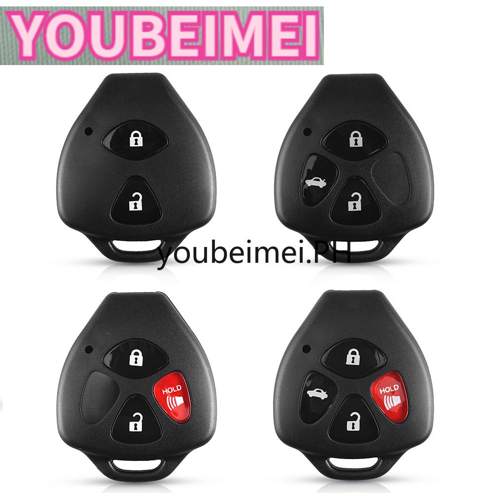 1 Pc / Casing Remot Kunci Mobil 4 Tombol Untuk Toyota Camry Corolla RAV4 Avalon Matrix RAV4 Yaris Venza 2007 2008 2010 2011 2 / 3