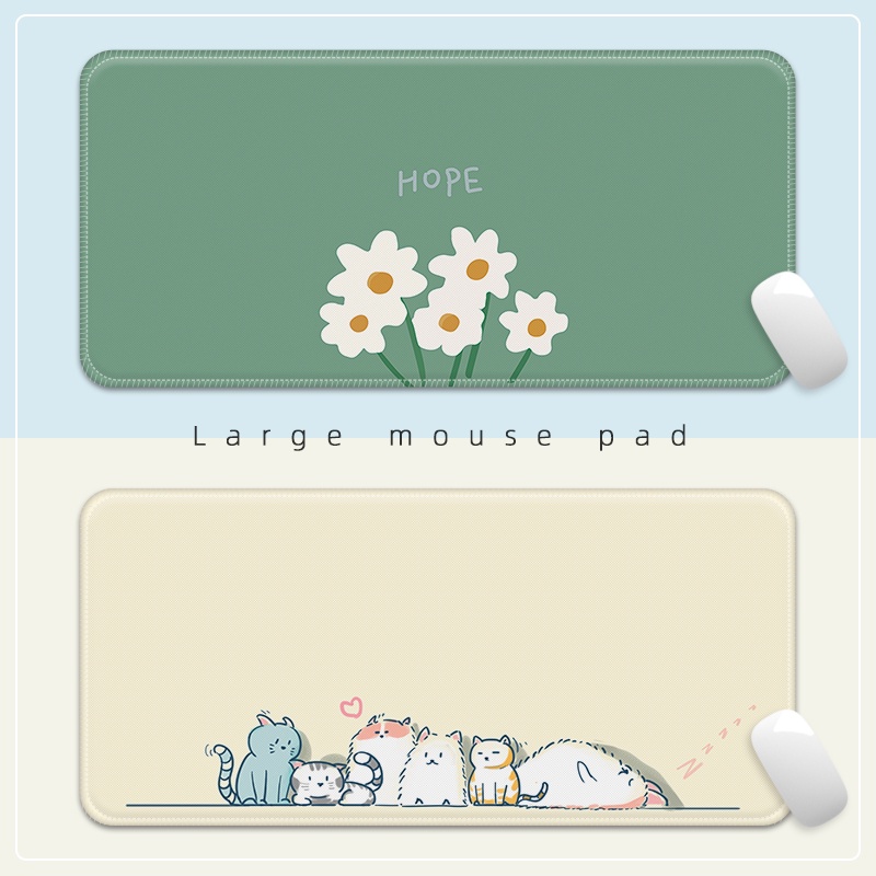 Mouse Pad Bahan Kulit Anti Air / Slip Ukuran Besar