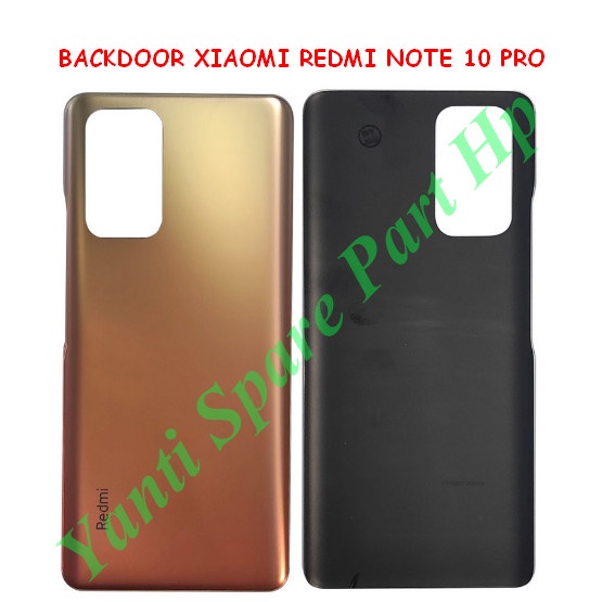 Backdoor Tutup Belakang Xiaomi Redmi Note 10 Pro Original New