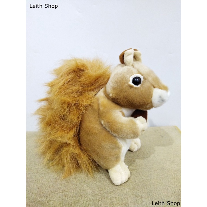 Boneka Tupai Coklat Muda Hewan Satwa Lucu Kebun Binatang Squirrel