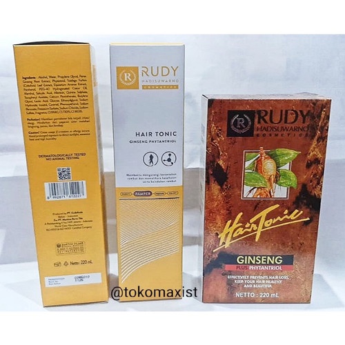 RUDY HADISUWARNO Hair Tonic Ginseng // Hair Loss Defense 220ml/110ml KEMASAN BARU