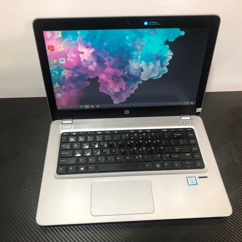 HP ProBook 440 G4 ram 8gb ssd 256gb Intel Core i5-7200U / CPu @ 2.50GHz VGA Intel HD Graphics 620  Display 14 inch OS windows 10