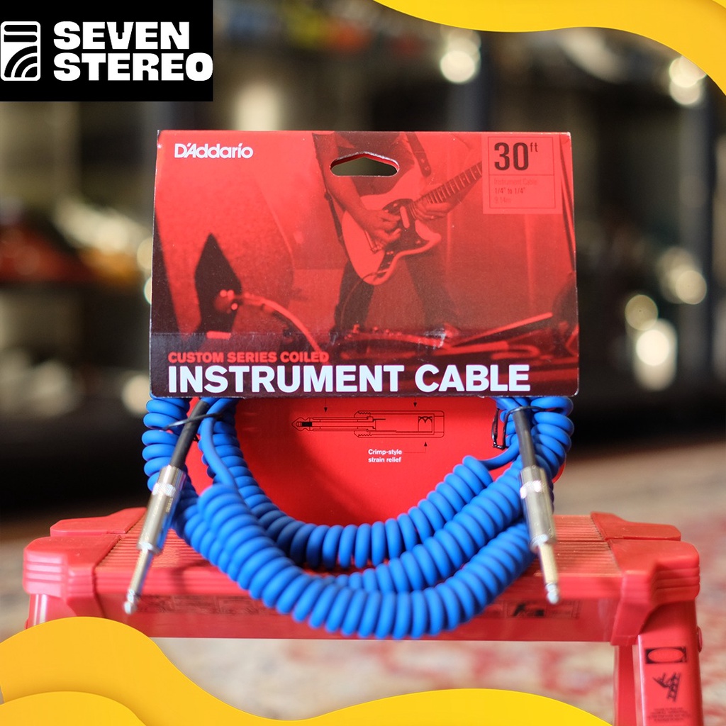 Planet Waves PW CDG 30 Spiral Instrument Cable 9 Meter