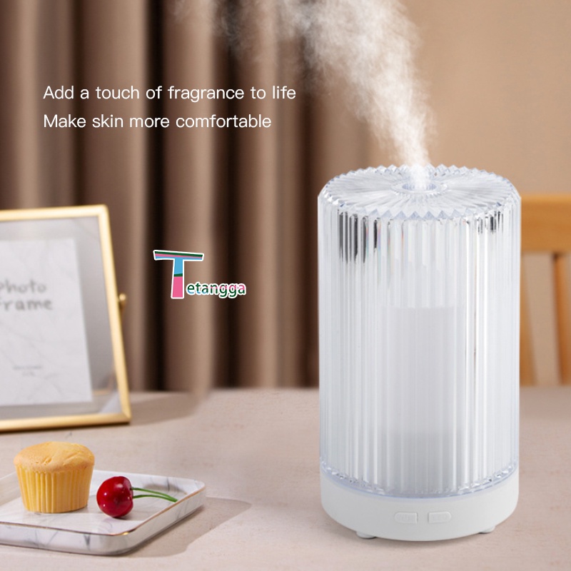 200ML Air Aroma Mini Humidifier / Aromatherapy Purifier Diffuser/Portable Pelembab / Penjernih Udara Free 1 Oil Essential