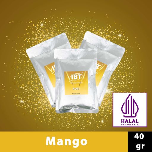 

Bahan Minuman Serbuk Bubuk Rasa Mango Mangga IBT Instant Powder Sachet