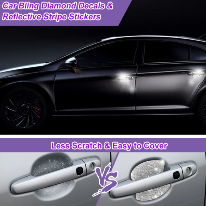 Pelindung Pegangan Pintu Mobil / Stiker Strip Pelindung Pintu Mobil