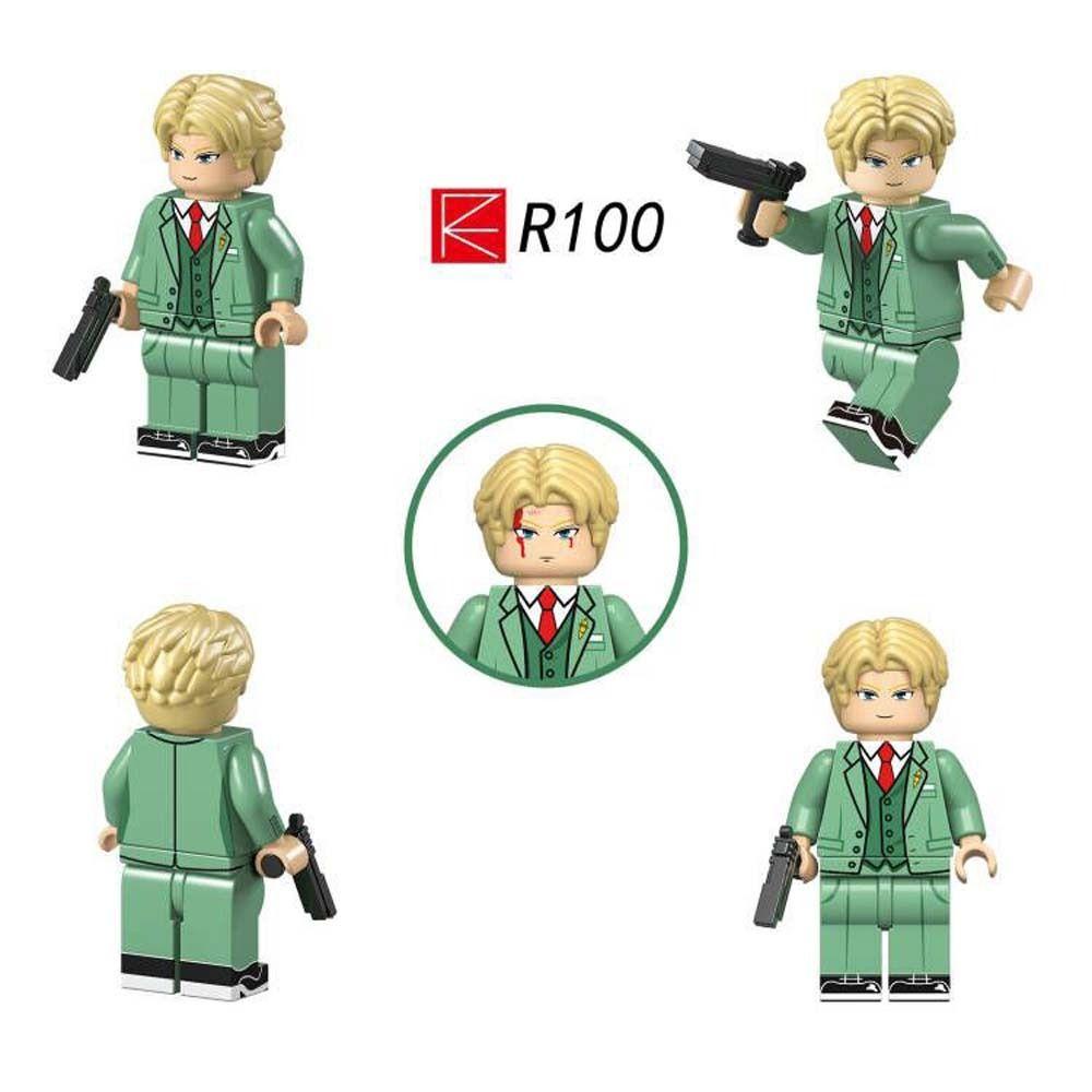 Quinton Anya Merakit Model Anime Kartun Mainan Anak SPY X FAMILY Majelis Anime SPY X FAMILY Yor Forger Loid Loyor Bricks Mainan