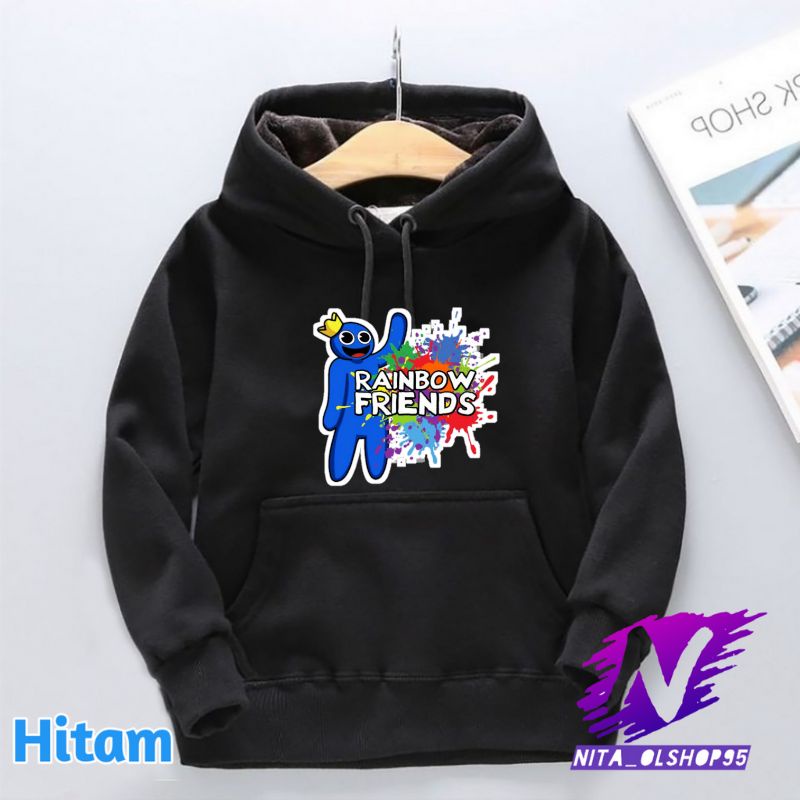 hoodie anak rainbow friends sweater rainbow friends karakter rainbow blue terbaru