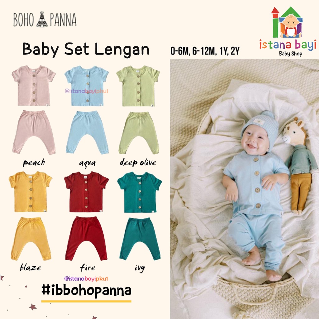 BOHOPANNA - BABY SET LENGAN - Setelan Bayi 0-2 Tahun