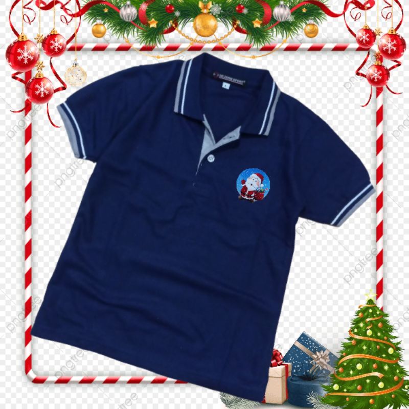 POLO SHIRT KIDS MERRY CHRISTMAS / KAOS KERAH NATAL ANAK-ANAK USIA 3-11 TAHUN / KAOS SEKOLAH MINGGU ANAK / KAOS WANGKY ANAK / KAOS SERAGAM ANAK-ANAK / KAOS LAKOS ANAK / KAOS ANAK UNISEX / KAOS KERAH ANAK TERMURAH / KAOS ANAK BISA COD / KAOS KERAH ANAK ADEM